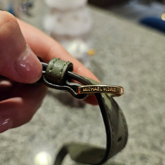 Michael Kors Army Green Top Handle Bag - Picture 8 of 14